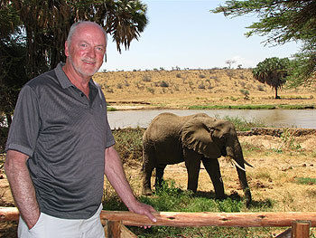 Elephants were frequent visitors to our tented camp in Samburu National Park