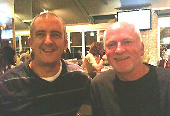 Tony and I a little out of focus as many photos are when fine wine is involved!