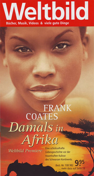 The Weltbild catalogue cover for October 2007 featuring In Search of Africa (Damals in Afrika). 